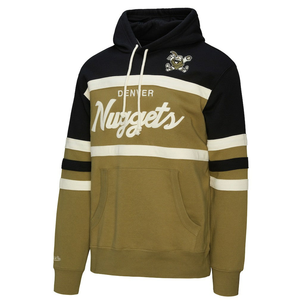 Olive/Black Denver Nuggets Double Clutch Head Coach Hoodie sale | NBA
