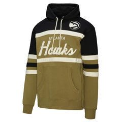 Olive/Black Atlanta Hawks Double Clutch Head Coach Hoodie | NBA