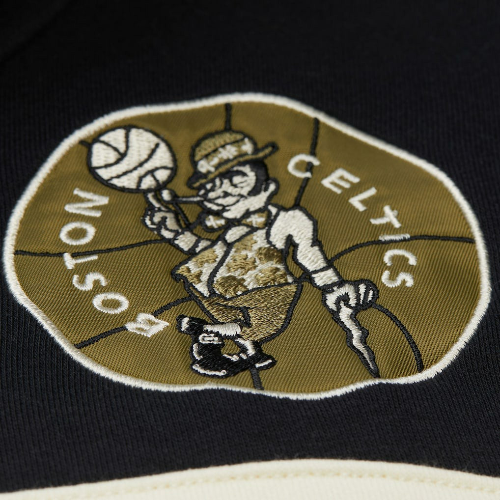 Olive Boston Celtics Double Clutch Head Coach Hoodie | NBA