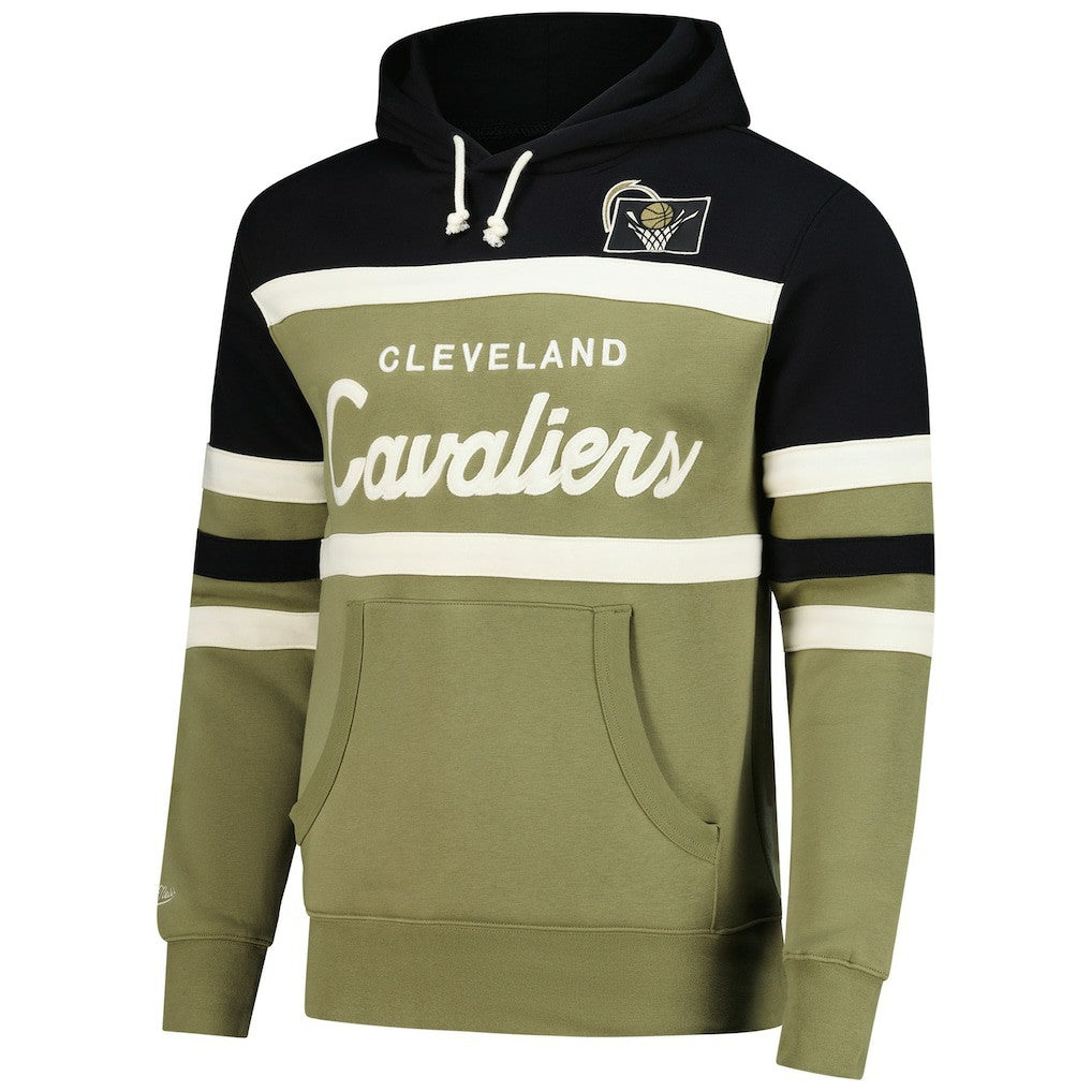 Olive/Black Cleveland Cavaliers Double Clutch Head Coach Hoodie sale | NBA