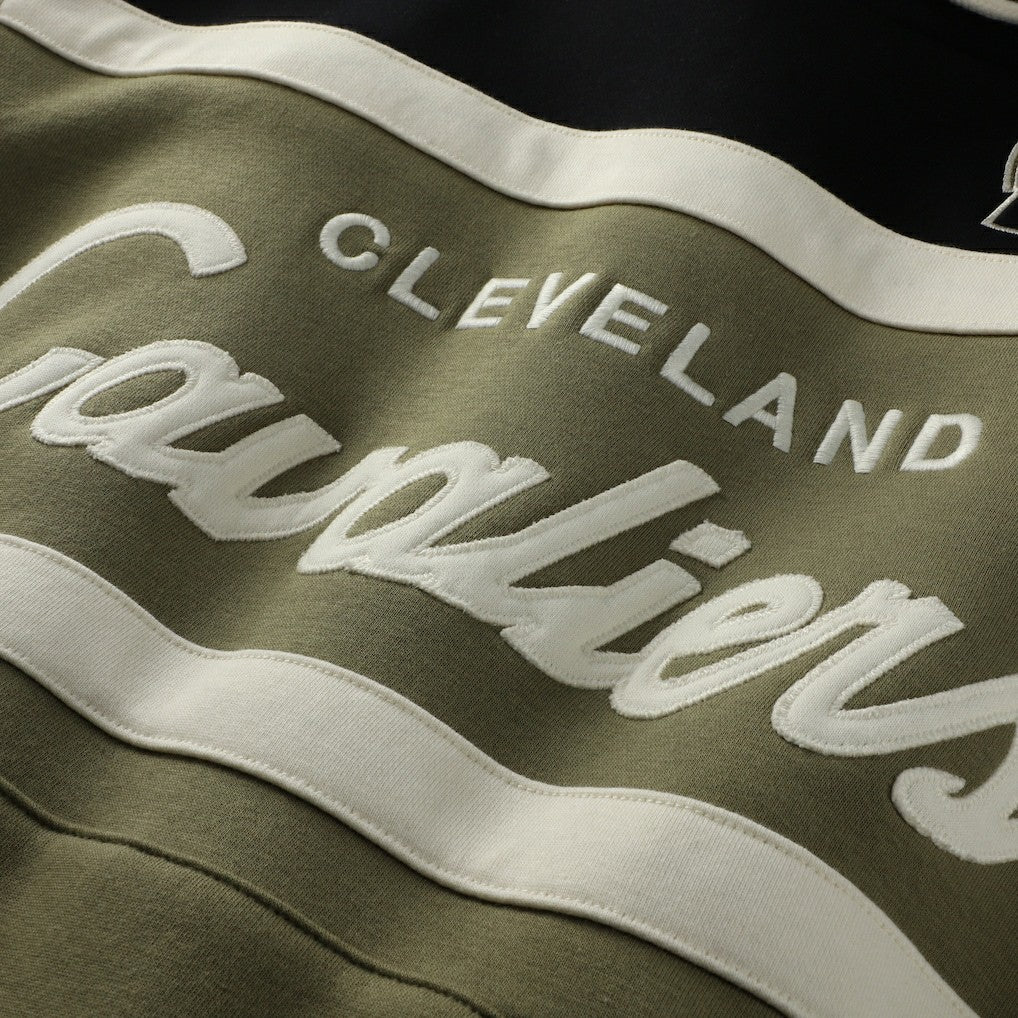 Olive/Black Cleveland Cavaliers Double Clutch Head Coach Hoodie sale | NBA
