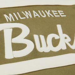 Olive Milwaukee Bucks Double Clutch Head Coach Hoodie | NBA