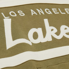 Olive/Black Los Angeles Lakers Double Clutch Head Coach Hoodie | NBA