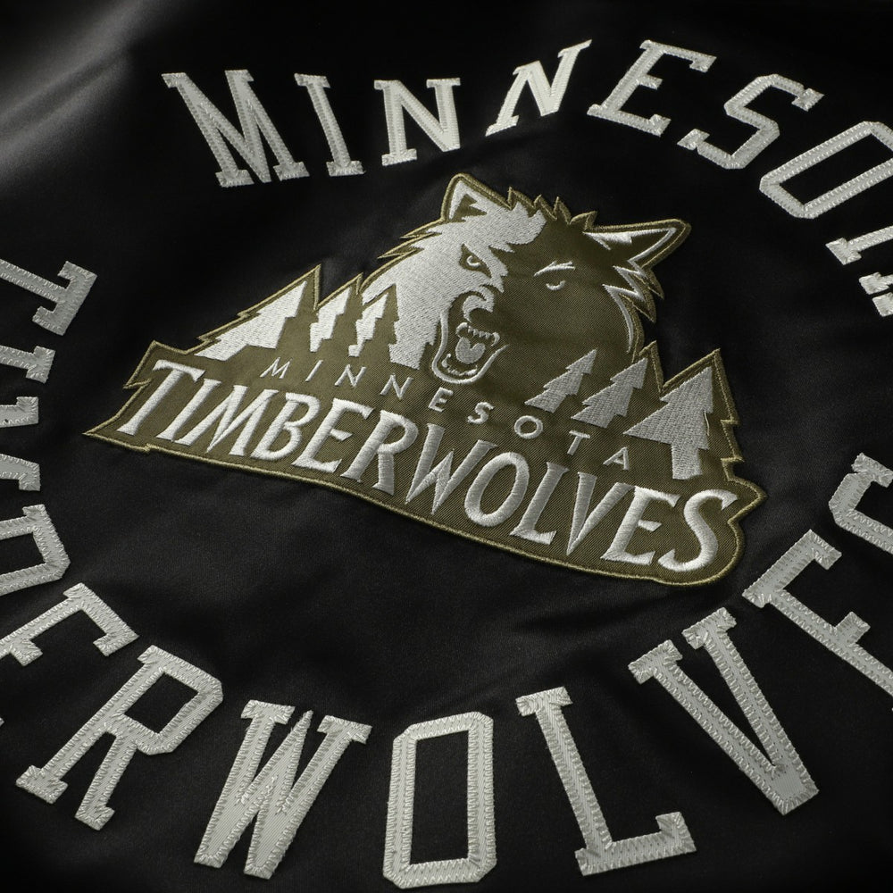 Olive/Black Minnesota Timberwolves Double Clutch Head Coach Hoodie | NBA