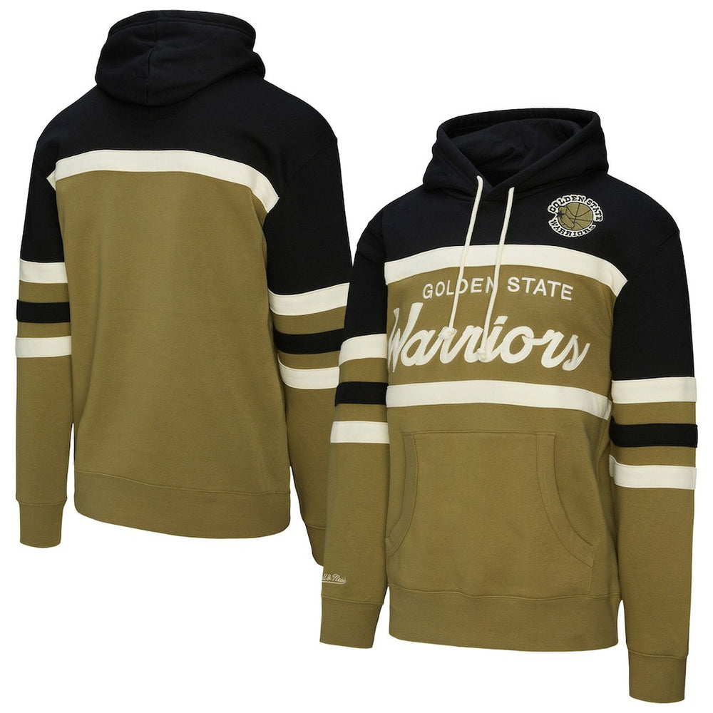 Olive/Black Golden State Warriors Double Clutch Head Coach Hoodie sale | NBA