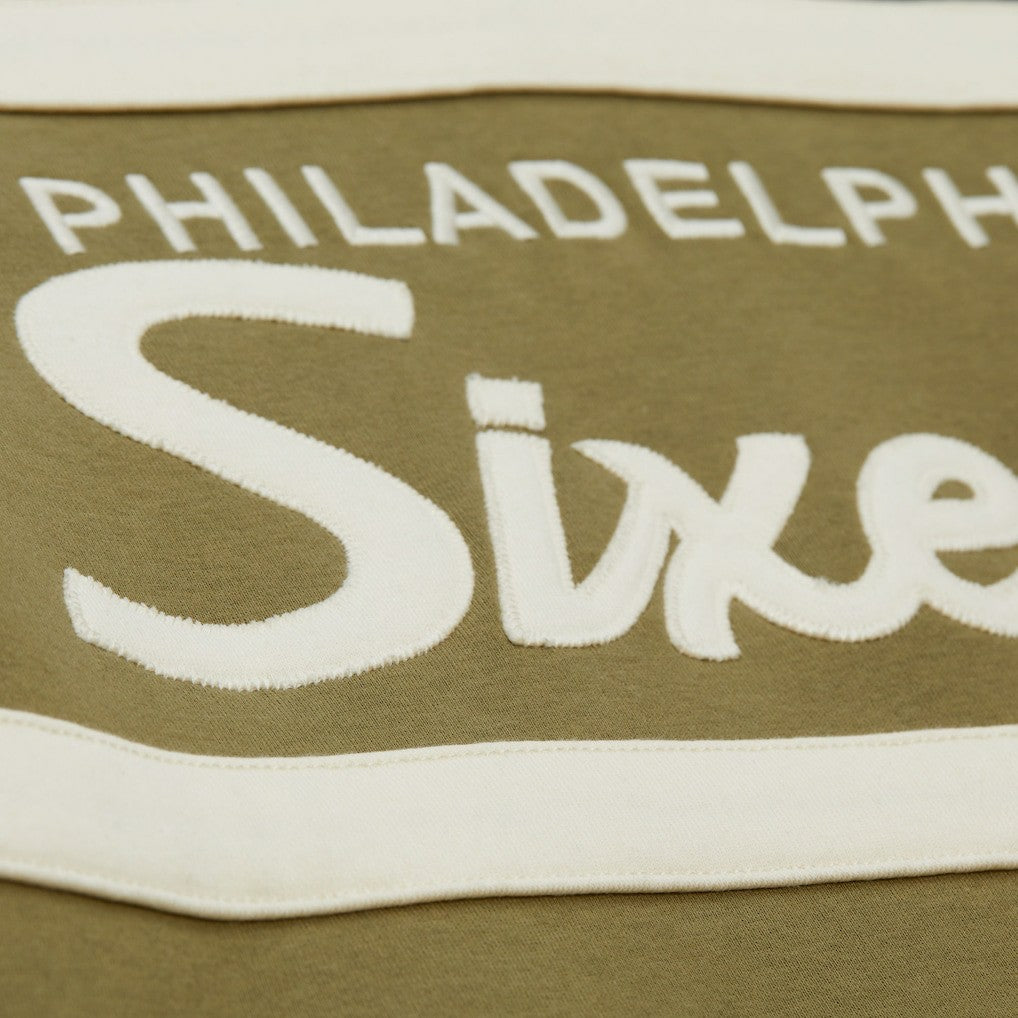 Olive Philadelphia 76ers Double Clutch Head Coach Hoodie | NBA