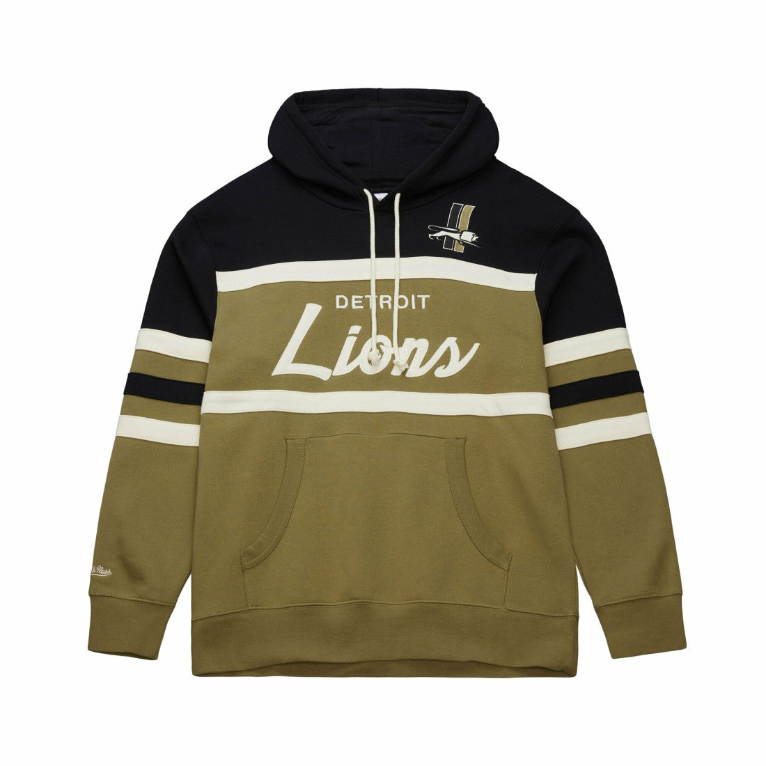 Detroit Lions Vintage Logo Head Coach Hoodie | NFL Discount