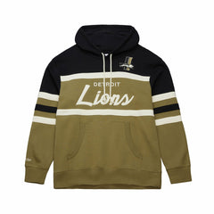 Detroit Lions Vintage Logo Head Coach Hoodie | NFL Discount
