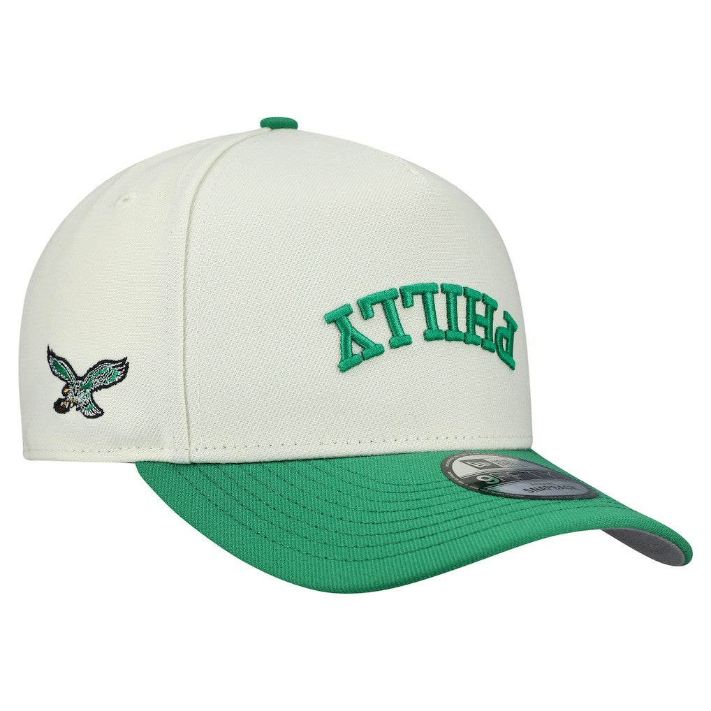 Philadelphia Eagles Upside Down 9FIFTY A-Frame Snapback Hat | NFL Hot
