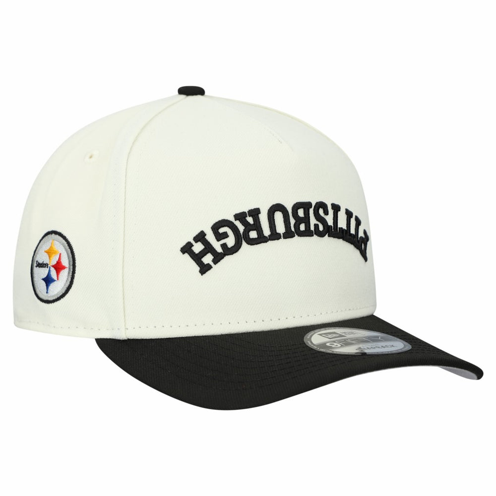 Pittsburgh Steelers Upside Down 9FIFTY A-Frame Snapback Hat | NFL On sale