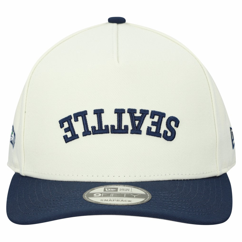 Seattle Seahawks Upside Down 9FIFTY A-Frame Snapback Hat | NFL Discount