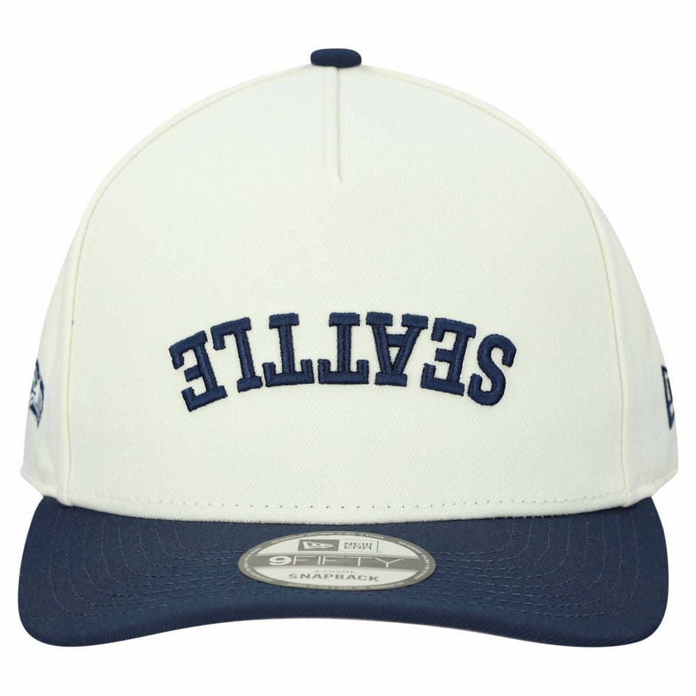 Seattle Seahawks Upside Down 9FIFTY A-Frame Snapback Hat | NFL Discount