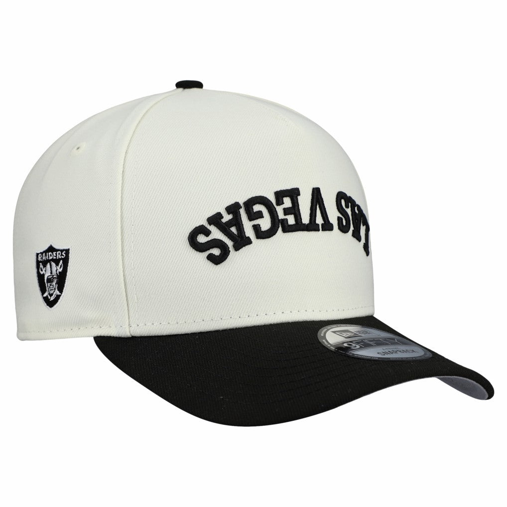 Las Vegas Raiders Upside Down 9FIFTY A-Frame Snapback Hat | NFL On sale