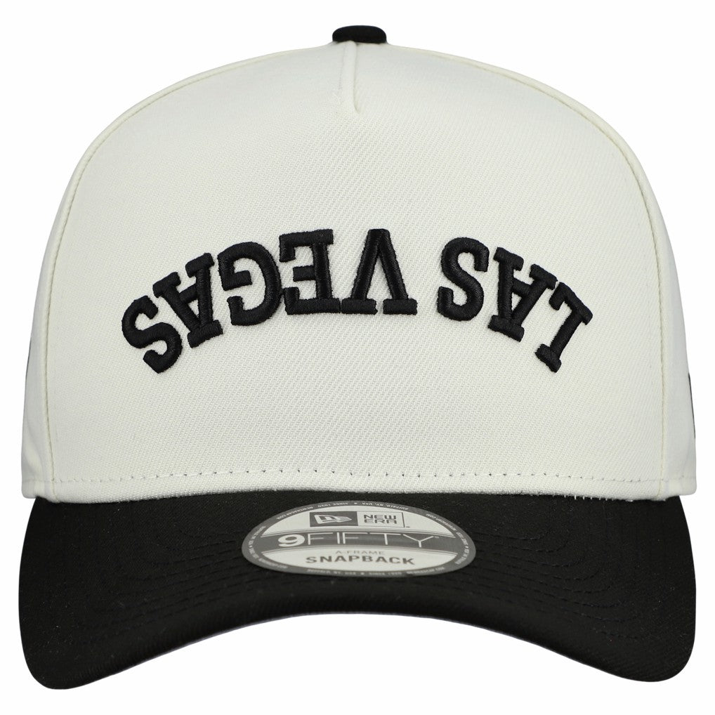 Las Vegas Raiders Upside Down 9FIFTY A-Frame Snapback Hat | NFL On sale