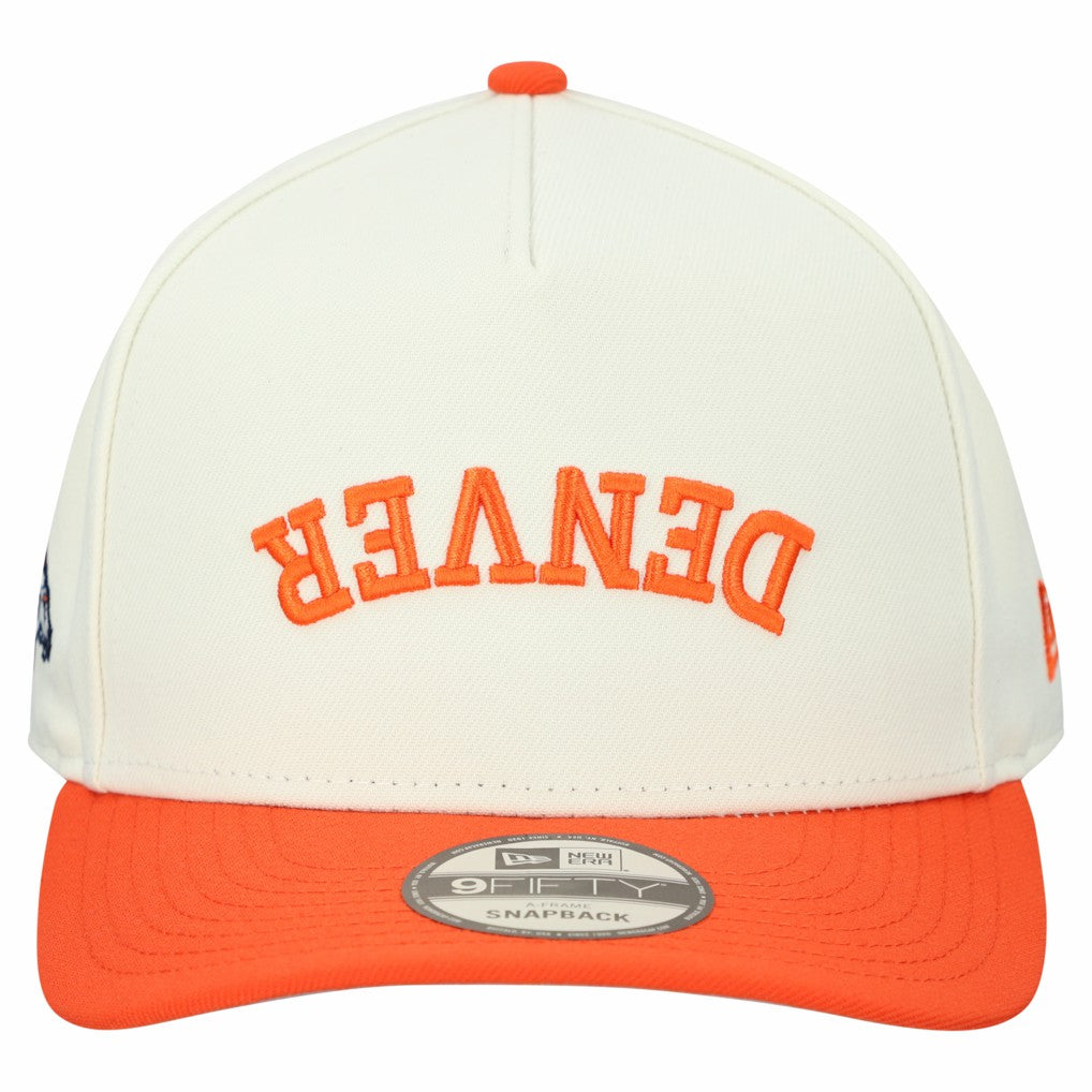 Denver Broncos Upside Down 9FIFTY A-Frame Snapback Hat | NFL Outlet
