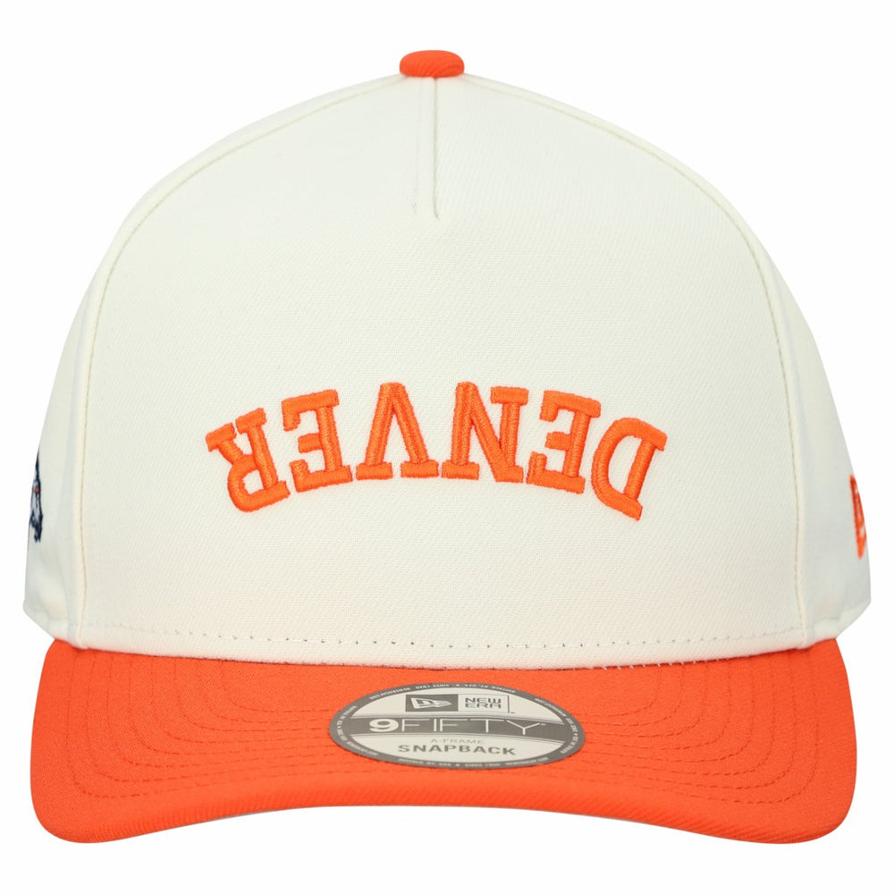 Denver Broncos Upside Down 9FIFTY A-Frame Snapback Hat | NFL Outlet