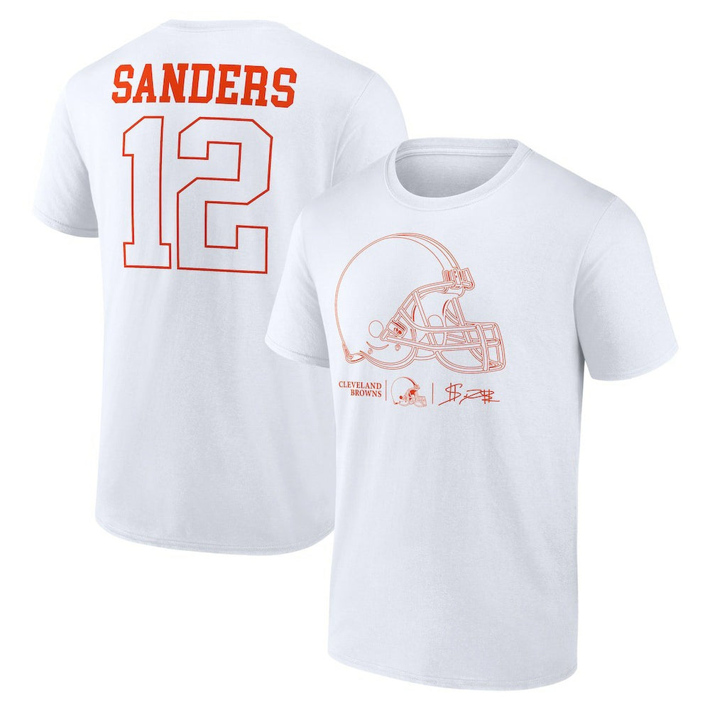 Cleveland Browns Shedeur Sanders  Outline Player T-Shirt | NFL Near me