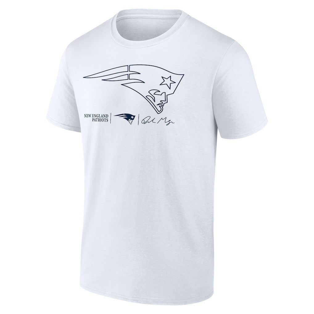 New England Patriots Drake Maye  Outline Player T-Shirt | NFL On sale