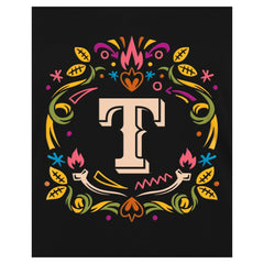 Texas Rangers New Era Women's Día de los Muertos V-Neck T-Shirt - MLB T-shirts