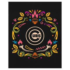 Chicago Cubs New Era Women's Día de los Muertos V-Neck T-Shirt - MLB T-shirts