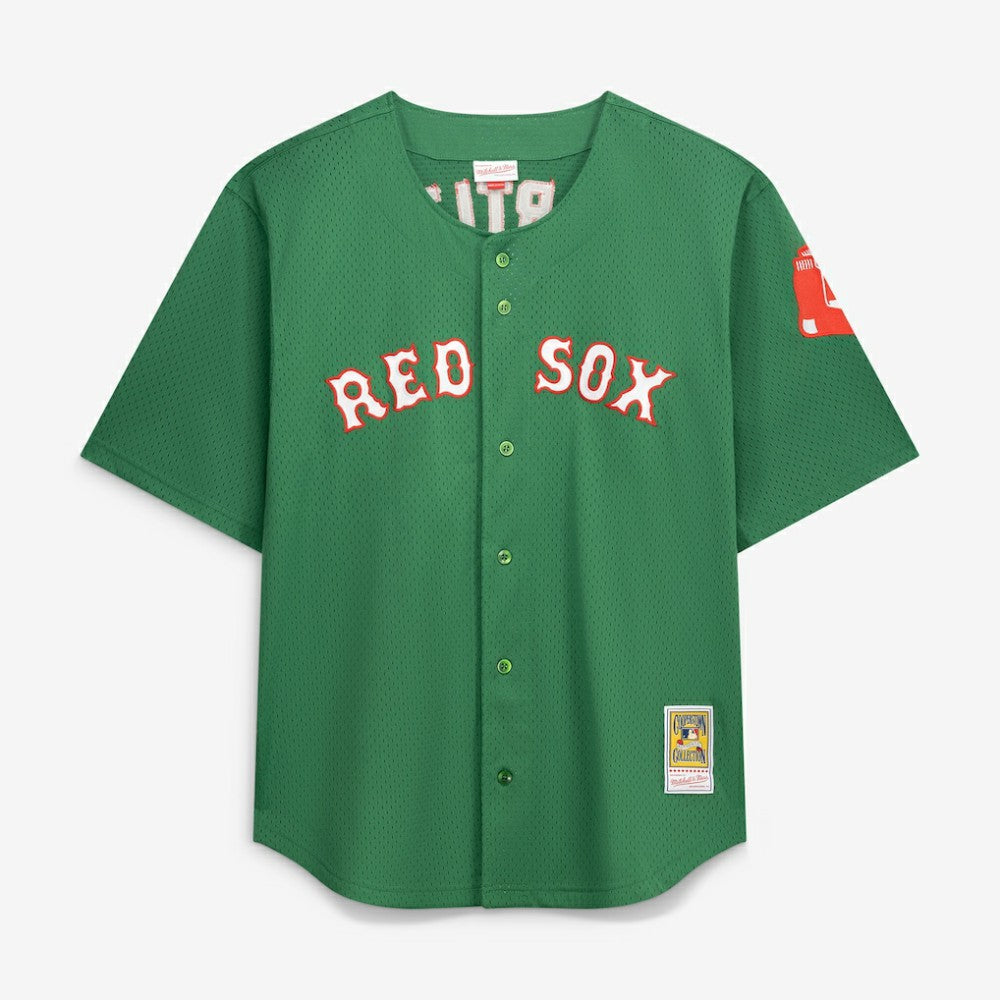 David Ortiz Boston Red Sox Mitchell & Ness Big & Tall Cooperstown Collection Mesh Batting Practice Jersey - MLB Jerseys