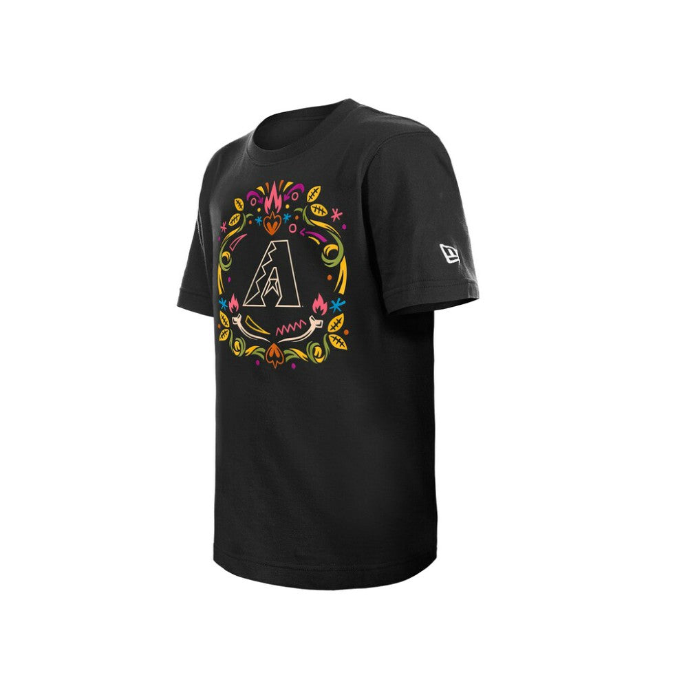 Arizona Diamondbacks New Era Youth Día de los Muertos T-Shirt - MLB T-shirts