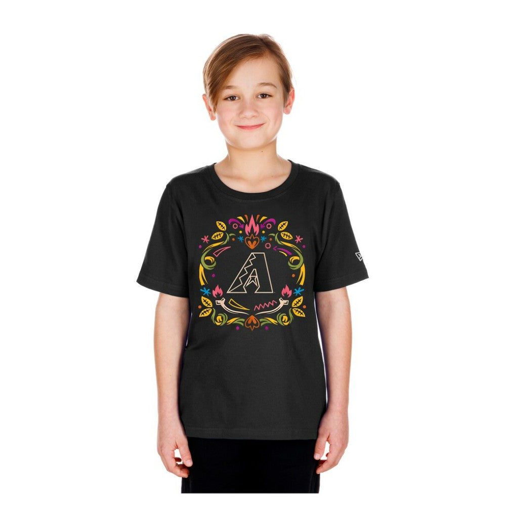 Arizona Diamondbacks New Era Youth Día de los Muertos T-Shirt - MLB T-shirts