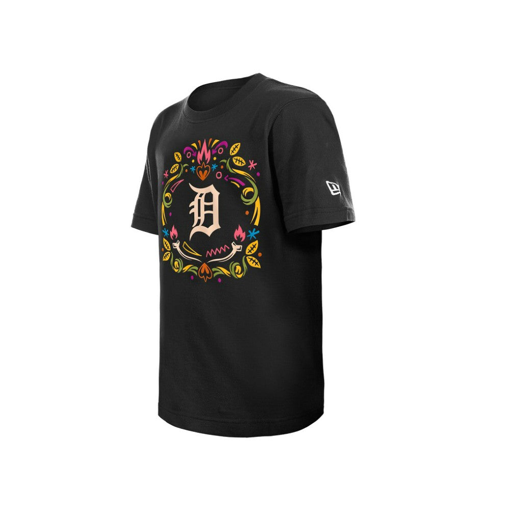 Detroit Tigers New Era Youth Día de los Muertos T-Shirt - MLB T-shirts