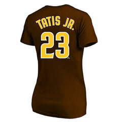 Fernando Tatis Jr. San Diego Padres Profile Women's Plus Size Name & Number V-Neck T-Shirt - MLB T-shirts