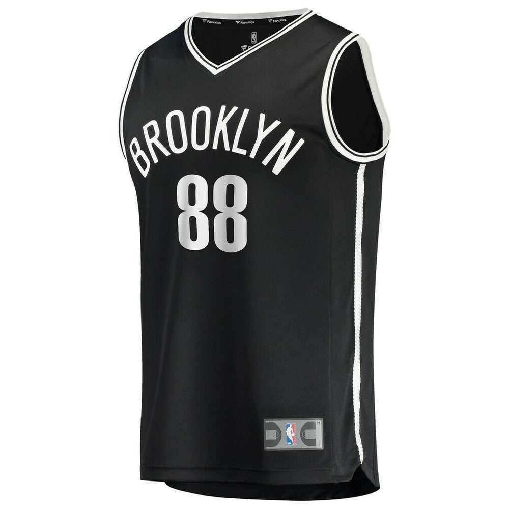 Black Nolan Traoré Brooklyn Nets Youth Fast Break Replica Jersey | NBA