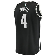 Black Drake Powell Brooklyn Nets Fast Break Replica Jersey | NBA