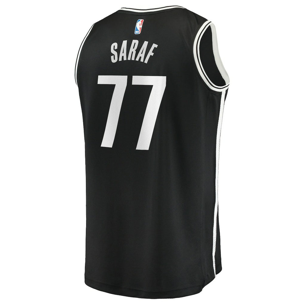 Black Ben Saraf Brooklyn Nets Youth Fast Break Replica Jersey | NBA