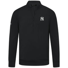 New York Yankees Levelwear Upright Insignia Tri-Blend Quarter-Zip Pullover - MLB Pullover