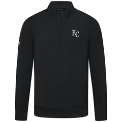 Kansas City Royals Levelwear Upright Insignia Tri-Blend Quarter-Zip Pullover - MLB Pullover