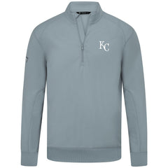 Kansas City Royals Levelwear Upright Insignia Tri-Blend Quarter-Zip Pullover - MLB Pullover