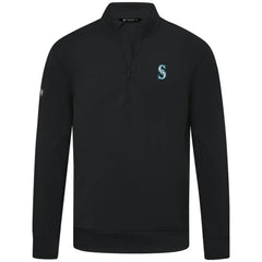 Seattle Mariners Levelwear Upright Insignia Tri-Blend Quarter-Zip Pullover - MLB Pullover