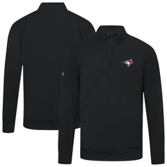 Toronto Blue Jays Levelwear Upright Insignia Tri-Blend Quarter-Zip Pullover - MLB Pullover