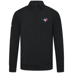 Toronto Blue Jays Levelwear Upright Insignia Tri-Blend Quarter-Zip Pullover - MLB Pullover
