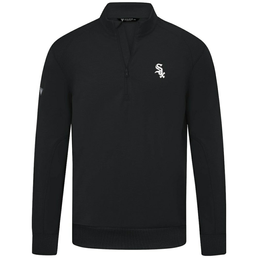 Chicago White Sox Levelwear Upright Insignia Tri-Blend Quarter-Zip Pullover - MLB Pullover