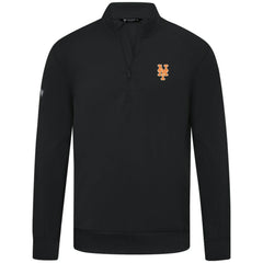 New York Mets Levelwear Upright Insignia Tri-Blend Quarter-Zip Pullover - MLB Pullover
