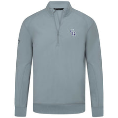 Colorado Rockies Levelwear Upright Insignia Tri-Blend Quarter-Zip Pullover - MLB Pullover