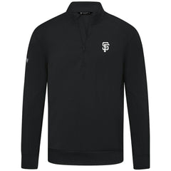 San Francisco Giants Levelwear Upright Insignia Tri-Blend Quarter-Zip Pullover - MLB Pullover
