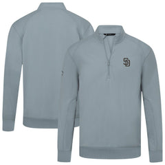 San Diego Padres Levelwear Upright Insignia Tri-Blend Quarter-Zip Pullover - MLB Pullover