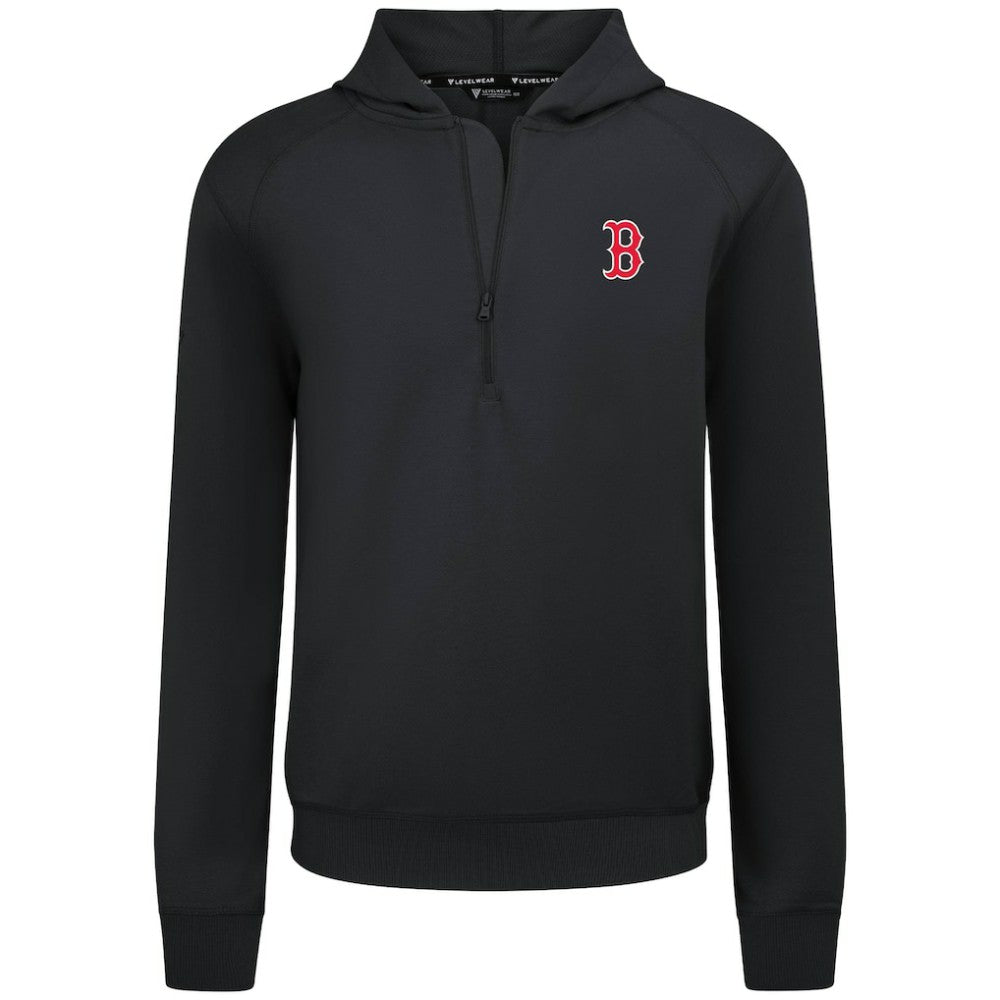Boston Red Sox Levelwear Technic Insignia Quarter-Zip Hoodie - MLB Hoodies