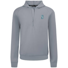 Seattle Mariners Levelwear Technic Insignia Quarter-Zip Hoodie - MLB Hoodies