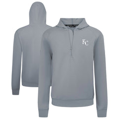 Kansas City Royals Levelwear Technic Insignia Quarter-Zip Hoodie - MLB Hoodies