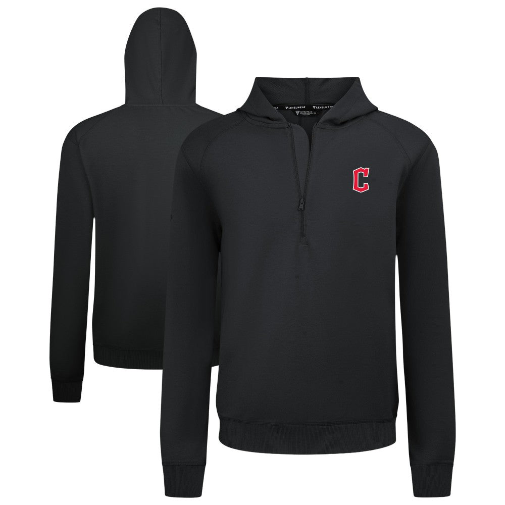 Cleveland Guardians Levelwear Technic Insignia Quarter-Zip Hoodie - MLB Hoodies