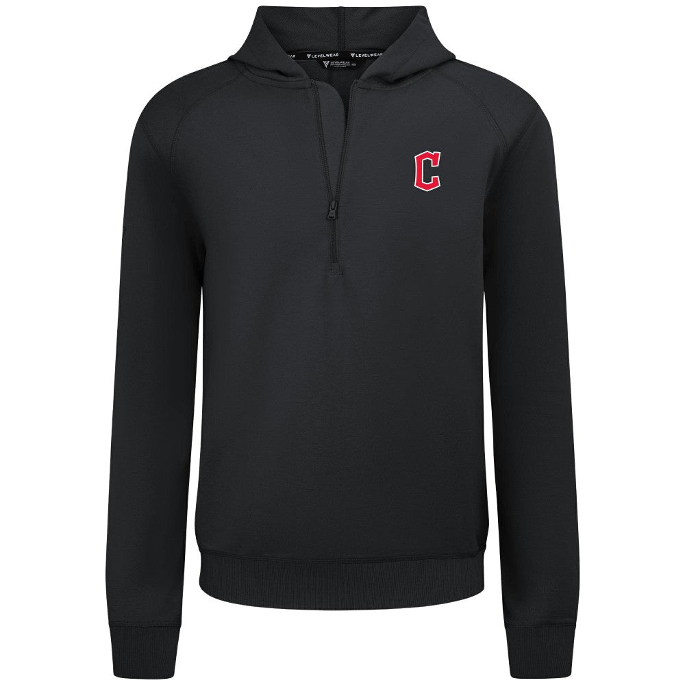 Cleveland Guardians Levelwear Technic Insignia Quarter-Zip Hoodie - MLB Hoodies
