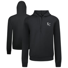 Kansas City Royals Levelwear Technic Insignia Quarter-Zip Hoodie - MLB Hoodies