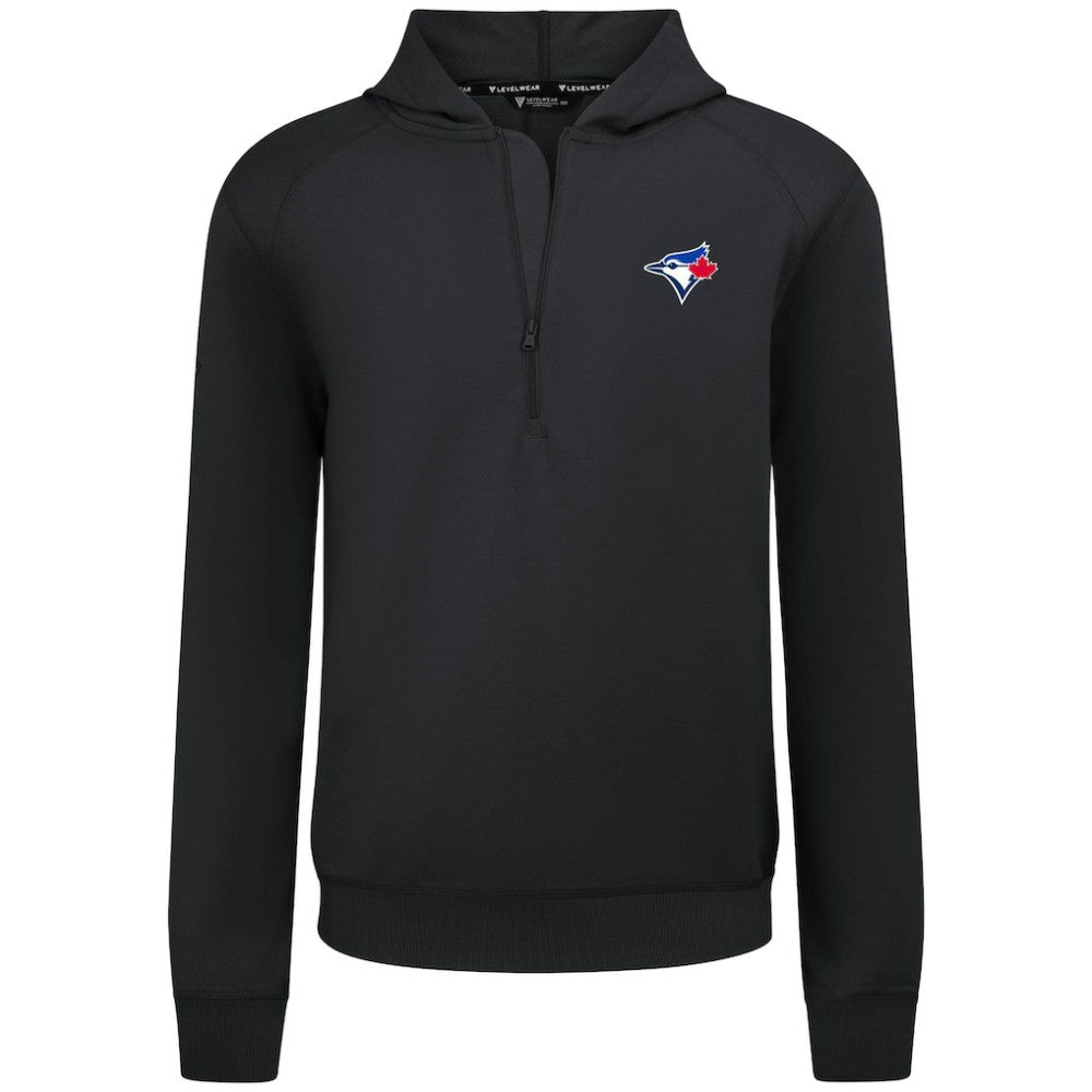 Toronto Blue Jays Levelwear Technic Insignia Quarter-Zip Hoodie - MLB Hoodies